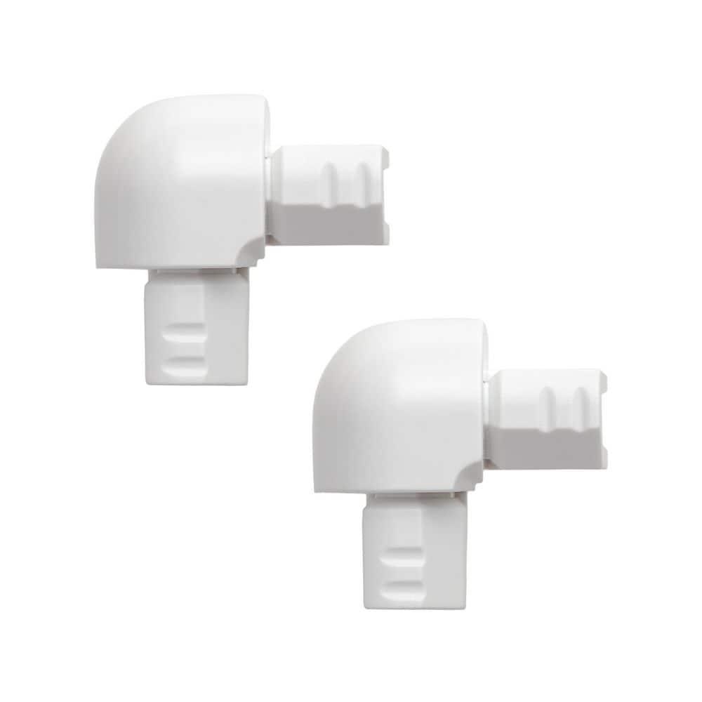 White 3/8 in. Bullnose Outside Corner Tile Edging Trim, 2 Pack price history on PriceWatchPro