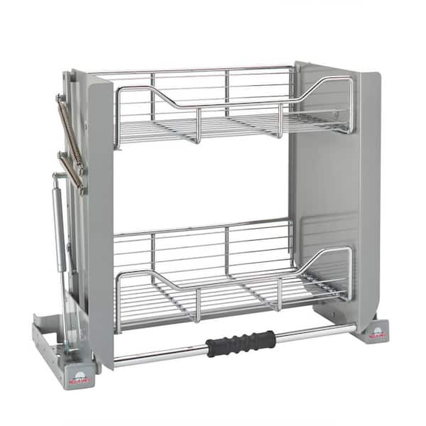 Rev-A-Shelf 18.87 in. H x 34.25 in. W x 10.25 in. D Large Wall Cabinet Pull-Down Shelving System