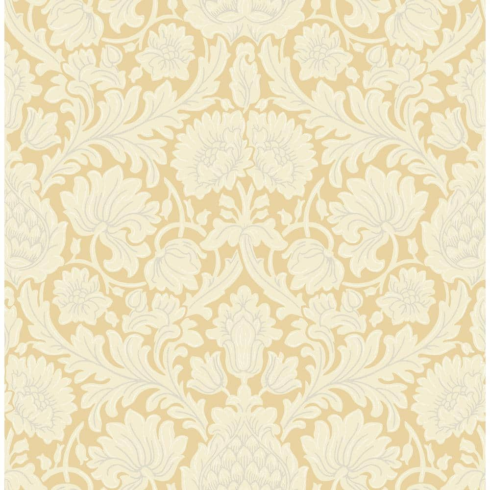 Holden Clara Damask Rose Gold Italian Heavyweight Vinyl Wallpaper