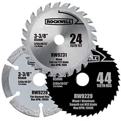 1x Saxton 80mm Circular Saw Blade for Worx Sonicrafter 