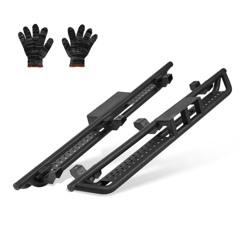 Running Boards, 6 in. Step Bars Compatible with 2018-2024 Jeep Wrangler JL-4 Doors, Carbon Steel Side Steps Nerf Bars -  VEVOR, vZ63I5Y4WHHktMU