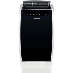 14,000 BTU (10,000 BTU DOE) Portable Air Conditioner with Dehumidifier in Black and Silver