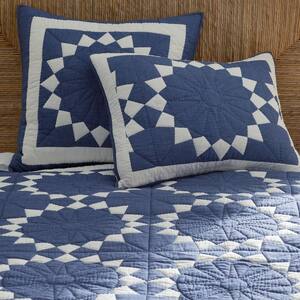 Starburst Patchwork Quilted Cotton Sham