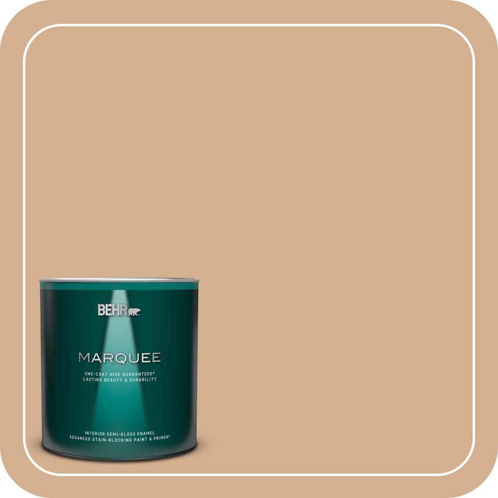 1 qt. #MQ2-04 Butterscotch Amber One-Coat Hide Semi-Gloss Enamel Interior Paint & Primer price history on PriceWatchPro