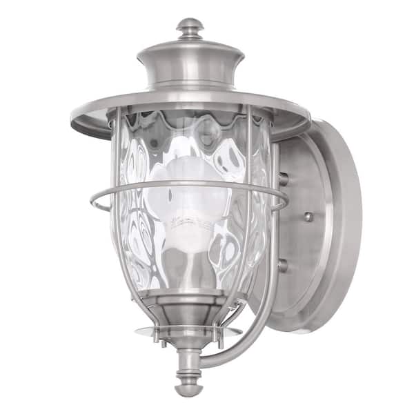 Progress Lighting Beacon ウォールライト E26対応 Progress Lighting Beacon Collection 1-Light Stainless Steel 12.9