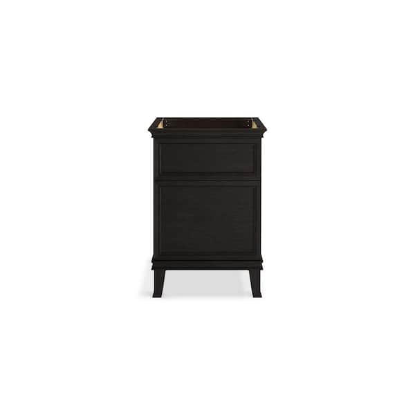 KOHLER Artifacts 24 in. x 21.89 in. D x 34.49 in. H Bath Vanity Cabinet without Top in Carbon Oak