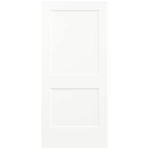 36 in. x 80 in. Monroe White Painted Smooth Solid Core Molded Composite MDF Interior Door Slab