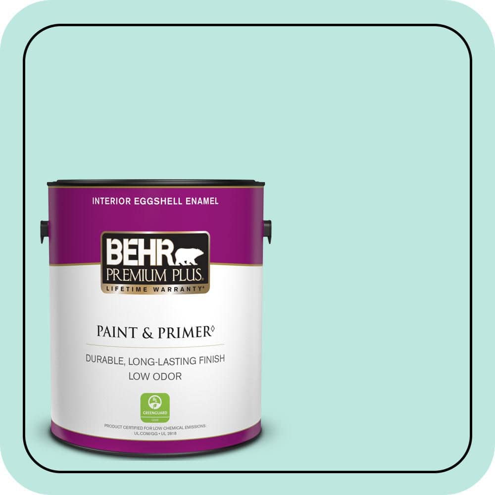 1 gal. #490A-2 Cool Jazz Eggshell Enamel Low Odor Interior Paint & Primer price history on PriceWatchPro
