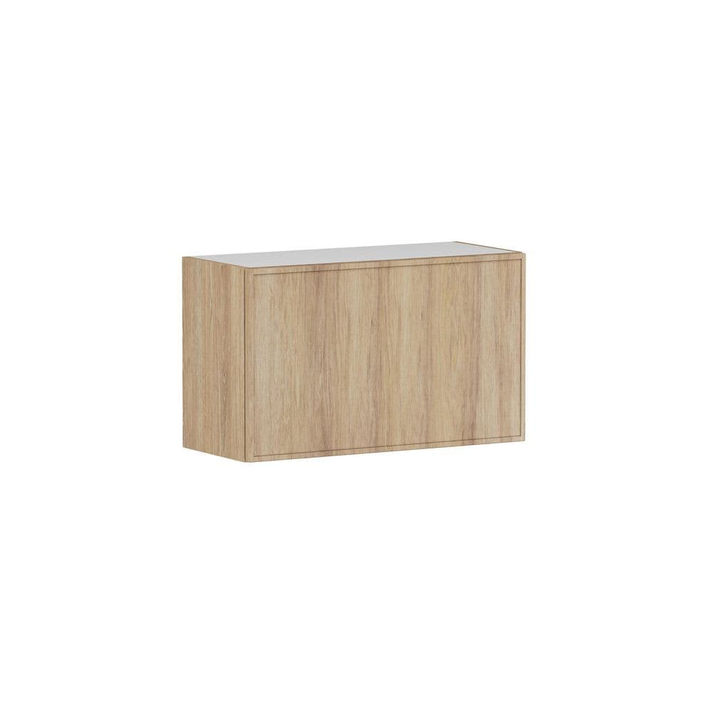 Designer Series Renly 30 in. W x 12 in. D x 18 in. H Assembled Slim Shaker Lift-Up Wall Kitchen Cabinet in Sandstone price history on PriceWatchPro