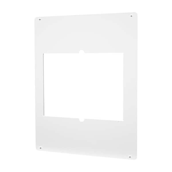 Cadet Com-Pak Twin Metal Adapter Plate in White
