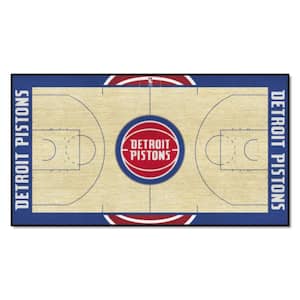 Detroit Pistons 2 ft. x 4 ft. NBA Court Runner Rug