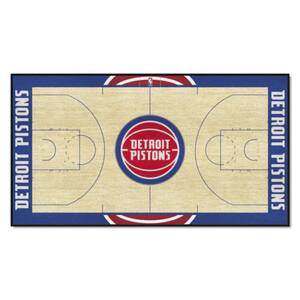 Detroit Pistons 2 ft. x 4 ft. NBA Court Runner Rug