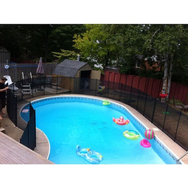 Water warden above shop ground pool fence