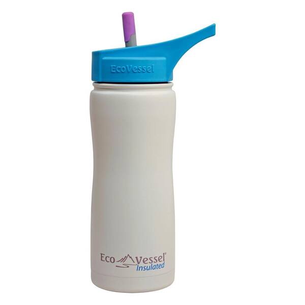 Eco Vessel Summit Triple Insulated 17 fl. oz. Stainless Steel Bottle with Flip Straw