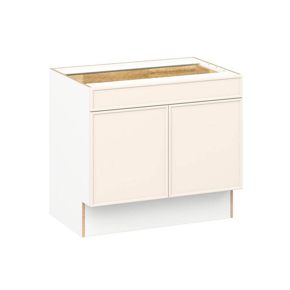 Fairview 36 in.W x 24 in.D x 32.5 in. H Assembled Slim Shaker ADA Base Kitchen Cabinet in Washed Linen with Drawer price history on PriceWatchPro
