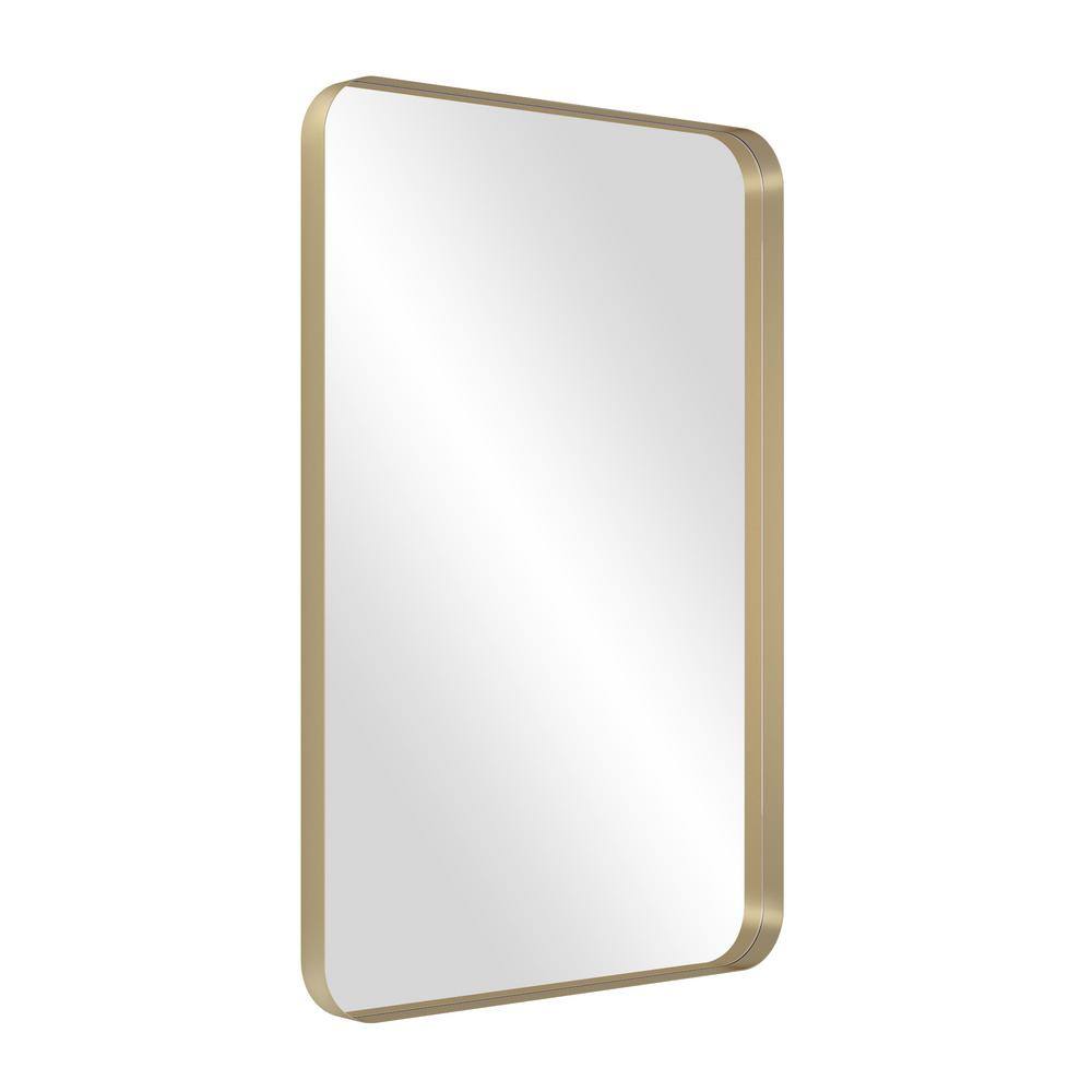 18 in. W x 28 in. H Rectangular Framed for Wall Decorative Bathroom Vanity 