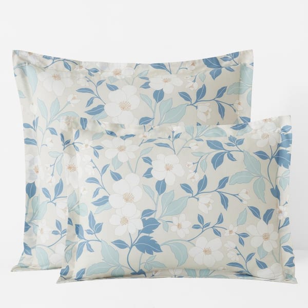 Company Cotton Clemencia Floral Cotton Percale Sham