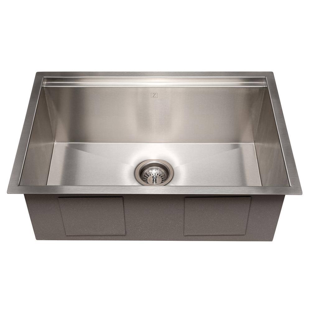 27" Stainless Steel Undermount Kitchen Sink with Accessories