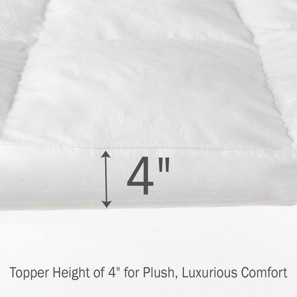 4 inch feather mattress topper