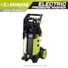 2030 Max PSI 1.76 GPM 14.5 Amp Electric Pressure Washer with Hose Reel