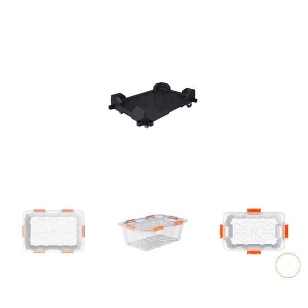 Defender Weatherproof Storage Tote and Tote Taxi Combo (4-Pieces)