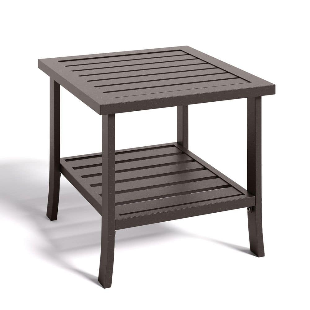 【韓国インテリア】 house recipe♪Steel side table Solid Mango Nesting Tables | Skyler 2 Pc Nesting Side Table