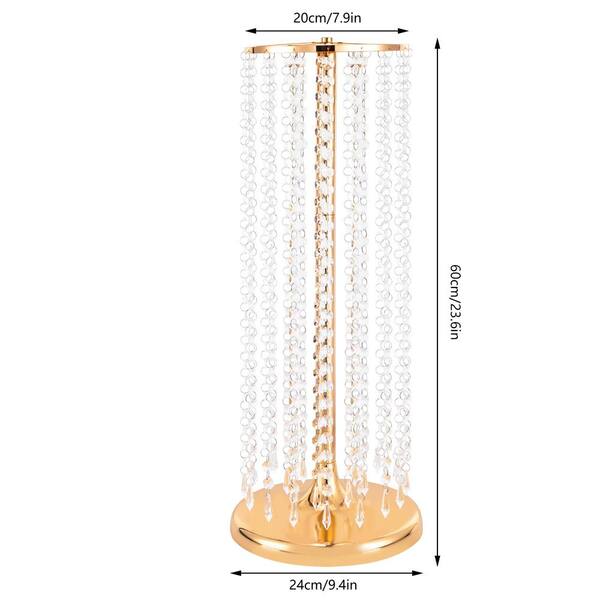 YIYIBYUS 2-Piece 23.6 in. Tall Wedding Centerpieces Tabletop