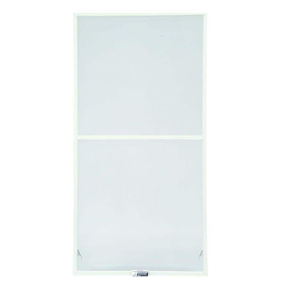 43-7/8 in. x 54-27/32 in. 200 and 400 Series White Aluminum Double-Hung Win