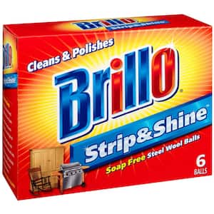 Strip and Shine Steel Wool Ball (6-Count Case of 24)