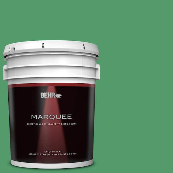 BEHR MARQUEE 5 gal. #P410-6 Solitary Tree Flat Exterior Paint & Primer