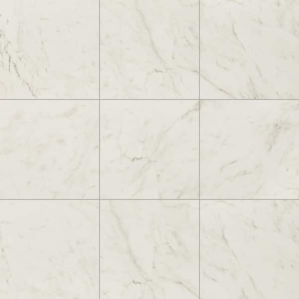 MSI Leonardo Bianco 24 in. x 24 in. Polished Porcelain Floor and Wall Tile (16 sq. ft./Case)