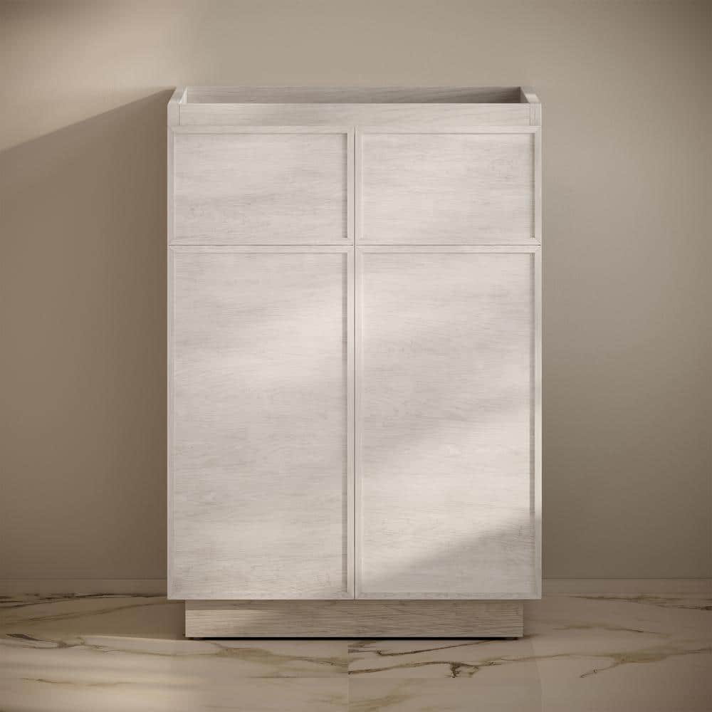 St. Tropez 24" White Oak Freestanding Bathroom Vanity Cabinet