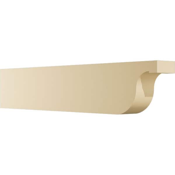 Ekena Millwork Standard Del Monte 4 in. W x 8 in. H x 42 in. D Signature Urethane Rafter Tail Outlooker
