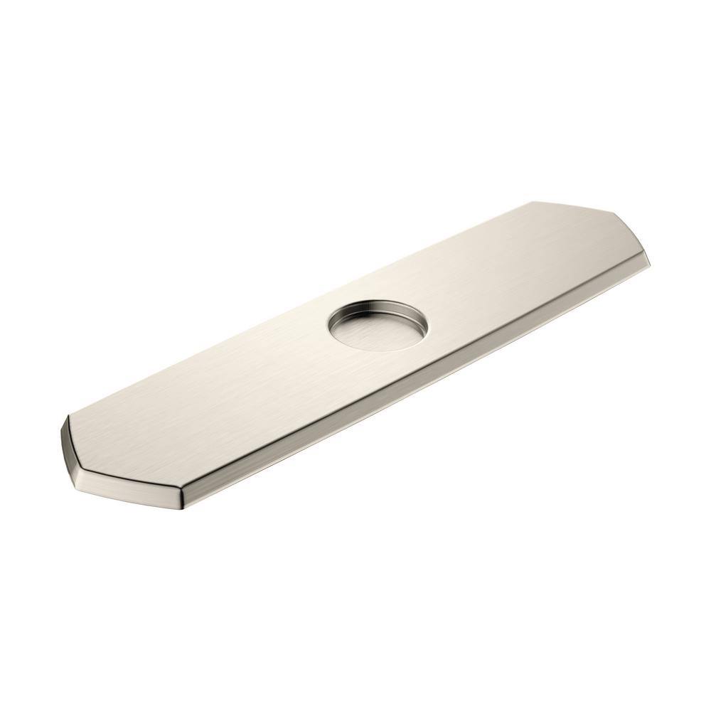Hansgrohe Locarno 10 in. Base Plate in Steel Optic 04856800 The Home