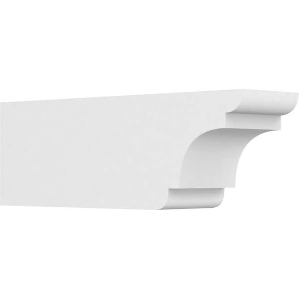 Ekena Millwork 6 in. x 8 in. x 24 in. Standard New Brighton Architectural Grade PVC Rafter Tail Brace
