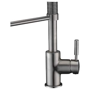 Eclipse Single-Handle Pull-Down Sprayer Kitchen Faucet in Brushed Nickel