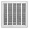 20 in. x 20 in. Steel Return Air Filter Grille in White