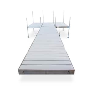 24 ft. Platform-Style Aluminum Frame with Aluminum Decking Platinum Series Complete Dock Package for Boat Dock Systems