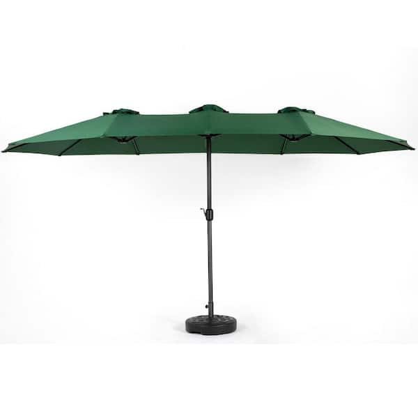 15 ft. Steel Double Sided Patio Umbrella, Rectangular Large