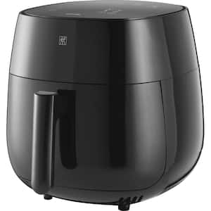 Electrics 4 qt. Black Air Fryer with 6 Pre-Set Features