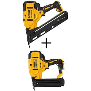 20V MAX XR Lithium-Ion 15-Gauge Cordless Finish Nailer and 18-Gauge Brad Nailer (Tools Only)