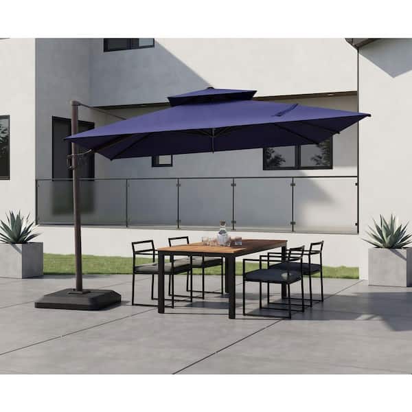 best patio umbrella with sunbrella fabric and weighted stand Garvee 4Pcs Base 330lb Capacity Cantilever Umbrellas Weight Umbrella Base Filled Water or Sand for 10-15FT Outdoor, Garden, Deck, Poolside Umbrellas Use, Black Please search B01HHLQN3W for protective cover The 8 Best Outdoor Patio