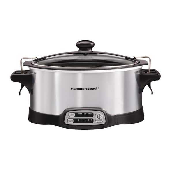 Hamilton Beach Stay or Go Stovetop Sear and Cook 6 Qt. Stainless