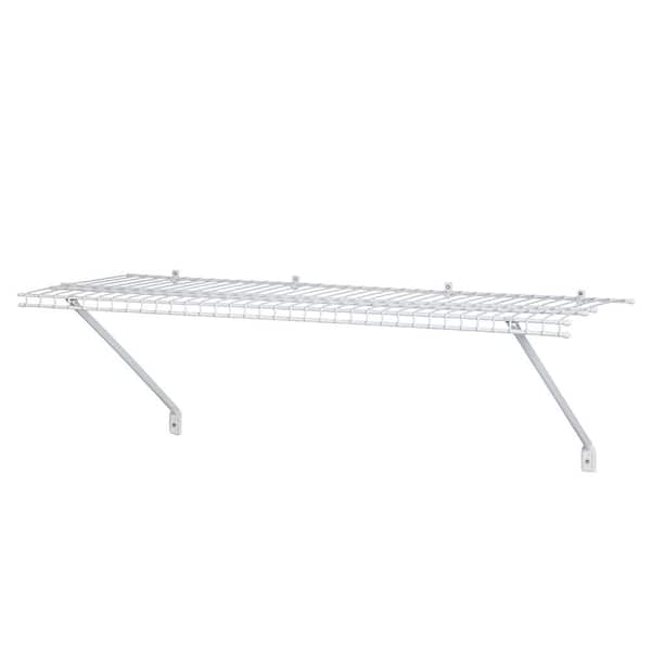 Ventilated Wire Closet System Shelf Kit, Home Depot Wire Shelving