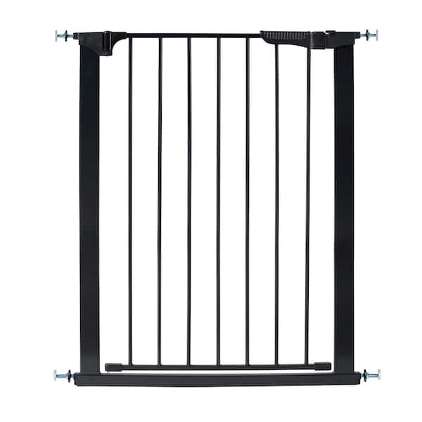 KidCo 36 in. H Pressure Mount Gate Tall and Wide Auto Close Gateway in Black