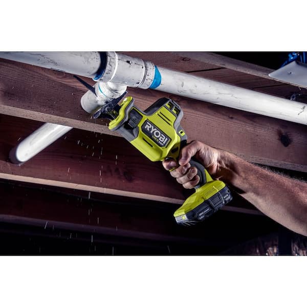 RYOBI ONE HP 18V Brushless Cordless Compact 3 8 in. Right Angle