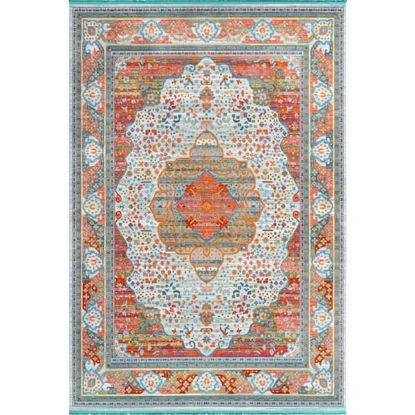 Unique Loom Baracoa Malecon Light Blue 10' 0 x 14' 0 Area Rug