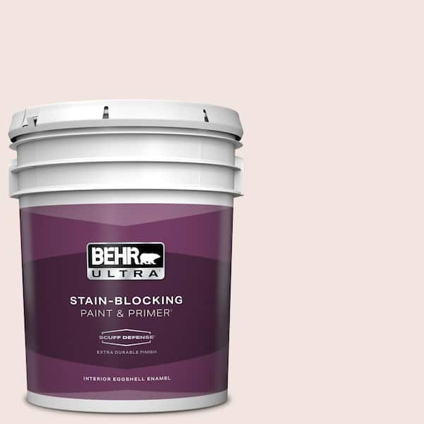 BEHR ULTRA 5 gal. #PPL-43 Primrose Bouquet Extra Durable Eggshell Enamel Interior Paint & Primer