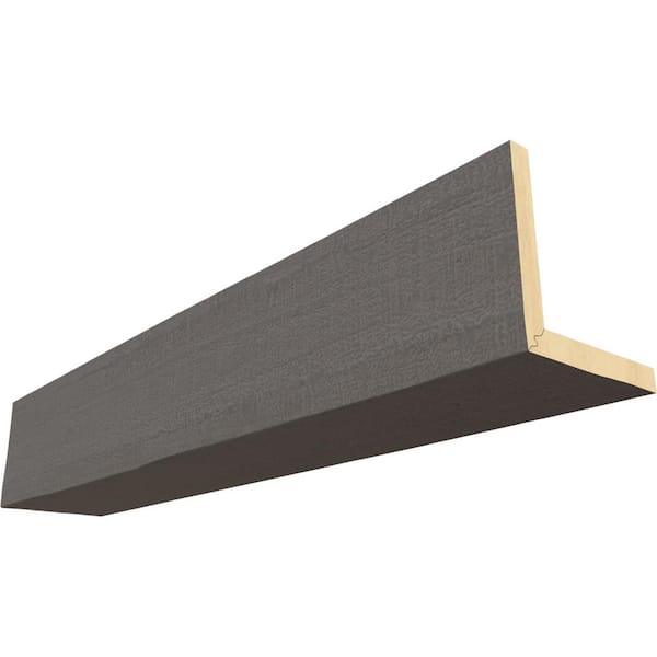 Ekena Millwork Endurathane 6 in. H x 6 in. W x 8 ft. L Rough Cedar Slate Faux Wood Beam