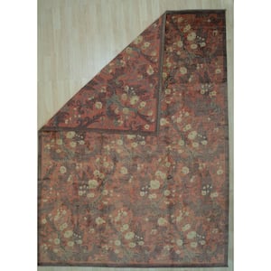 Red 10 ft. x 13 ft. 9 in. Handmade Afghan Wool Turkish Knot Area Rug